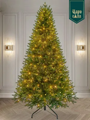 Ель искусственная Царь Елка Адель Алмазная зеленая с освещением 230 см