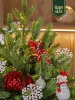 Рождественское украшение " Колокола с бантиком "