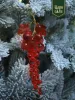 "Набор елочных украшений ""Виноград"" , красный 3 шт "
