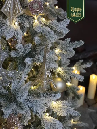 Елочное украшение "Эйфелевая башня", 14 см