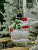 Рождественское украшение " Счастливая семья снеговиков "