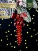 "Набор елочных украшений ""Виноград"" , красный 3 шт "