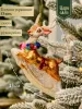 Новогодняя стеклянная елочная игрушка "Рождественский Олень" 