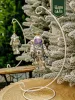 Новогодняя стеклянная елочная игрушка "Космонавт" 