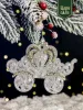 Елочное украшение "Карета", 12 см