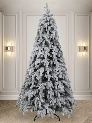 Ель искусственная Царь Елка Афродита заснеженная 240 см