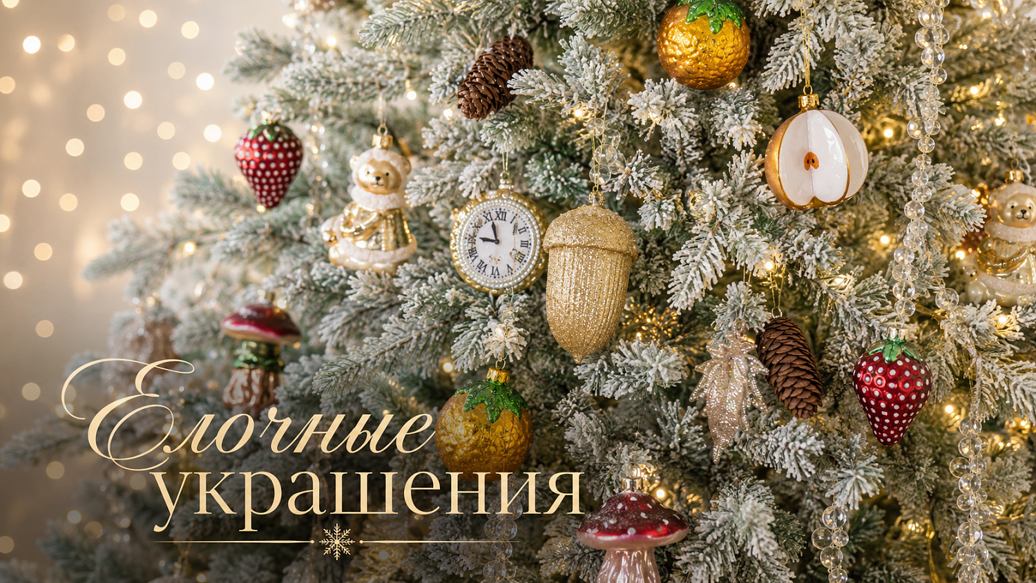 Новогодние украшения 2025